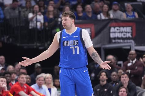 Luka Doncic out against Warriors due to knee soreness with .